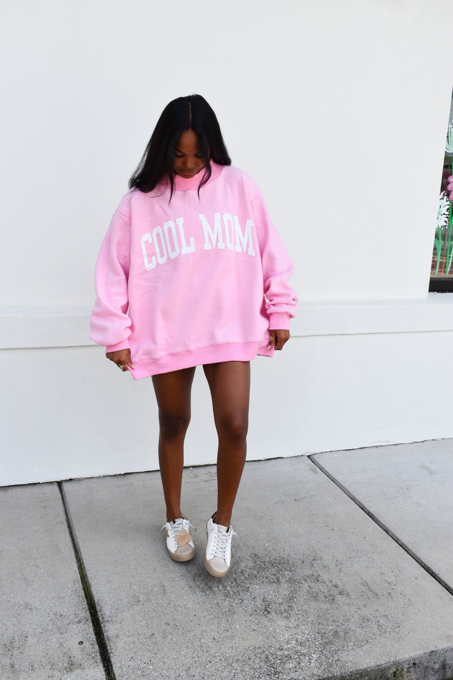 "Mother"  Reversible Mockneck