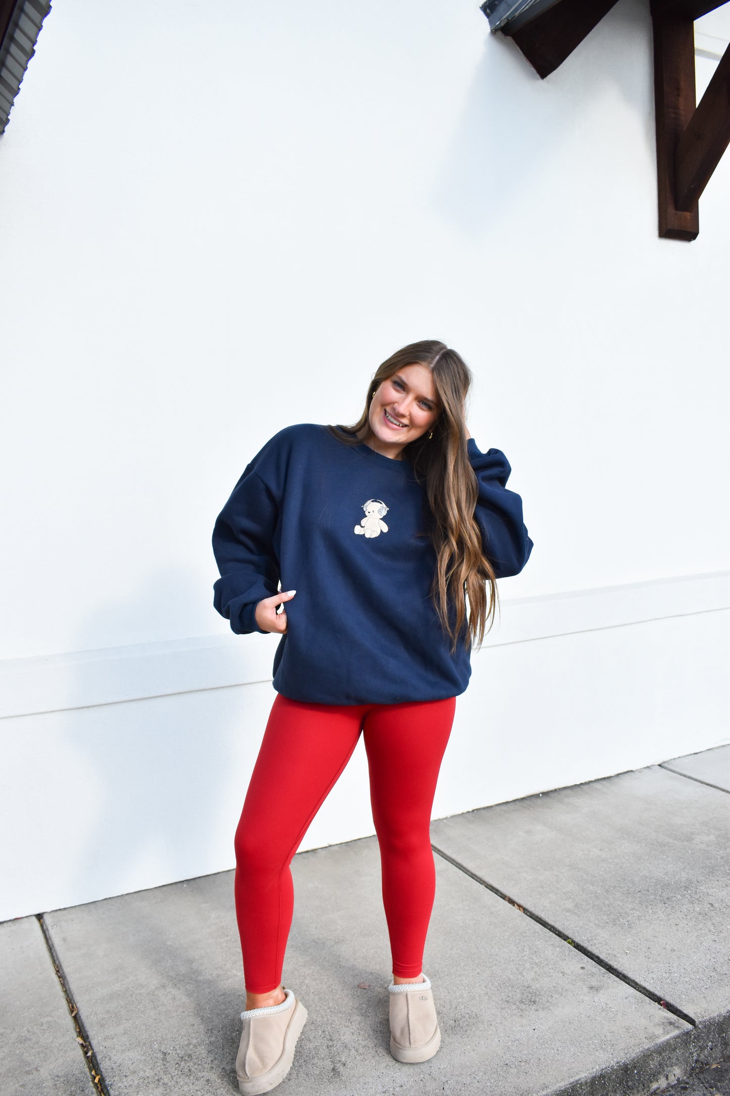 Happy Camp3r DND Navy Crewneck