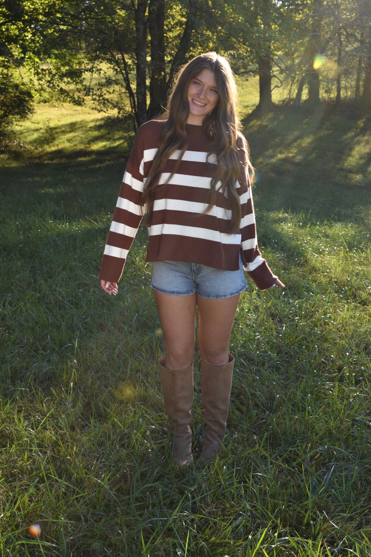 Chocolate Stripe Sweater