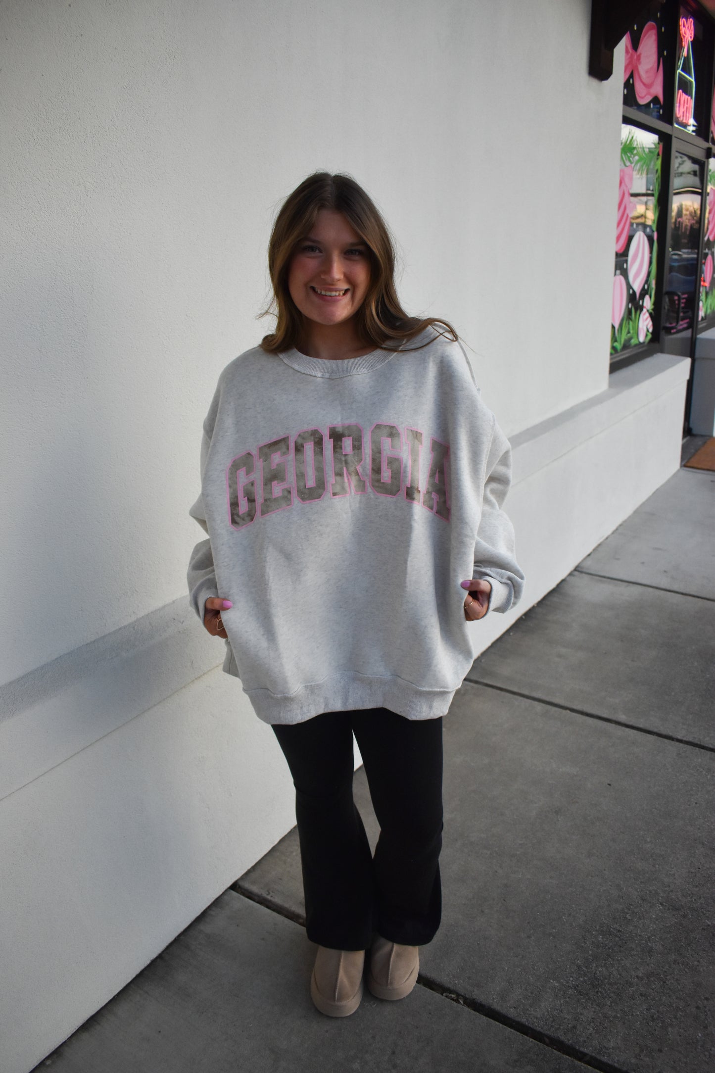 GEORGIA Reversible Camo Mini Mockneck