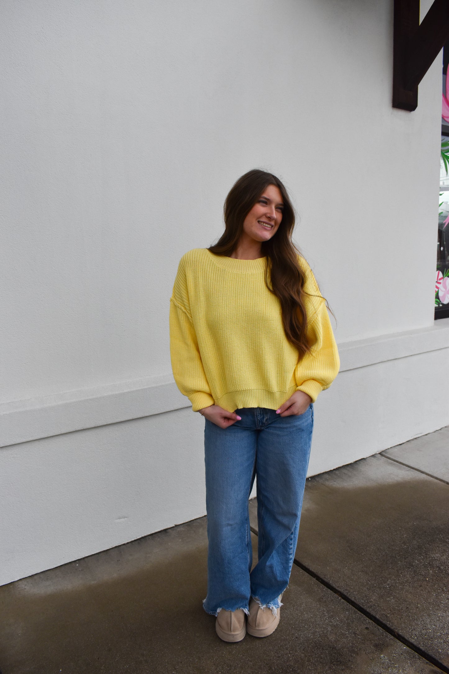 Sally Yellow Sweater