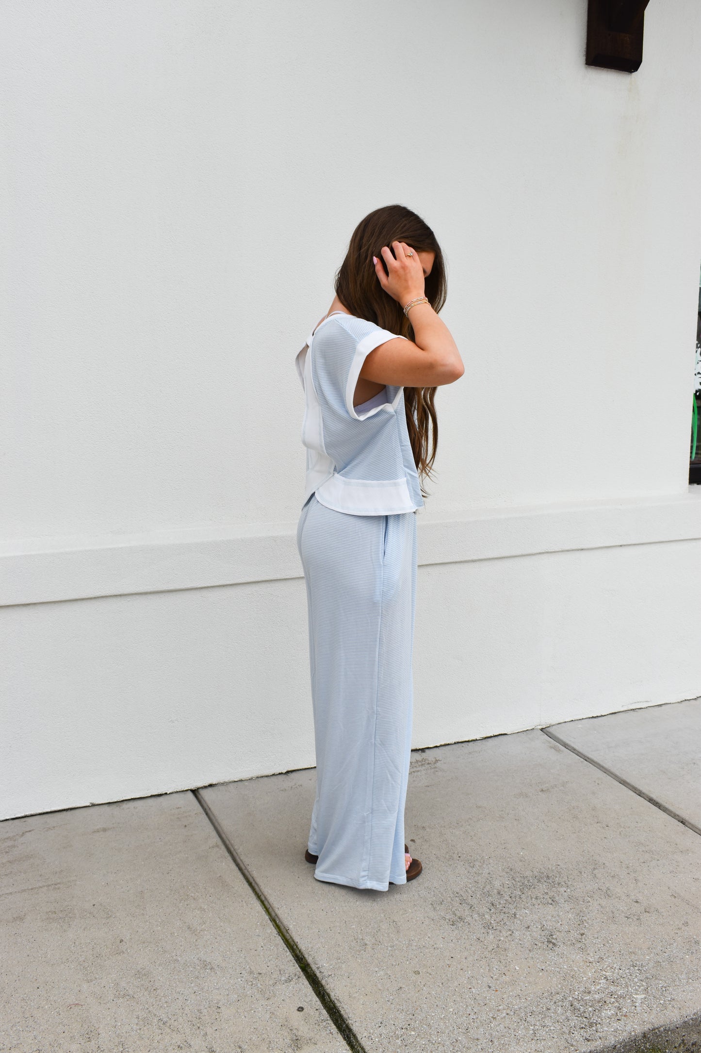 Striped Drawstring Lounge Pants
