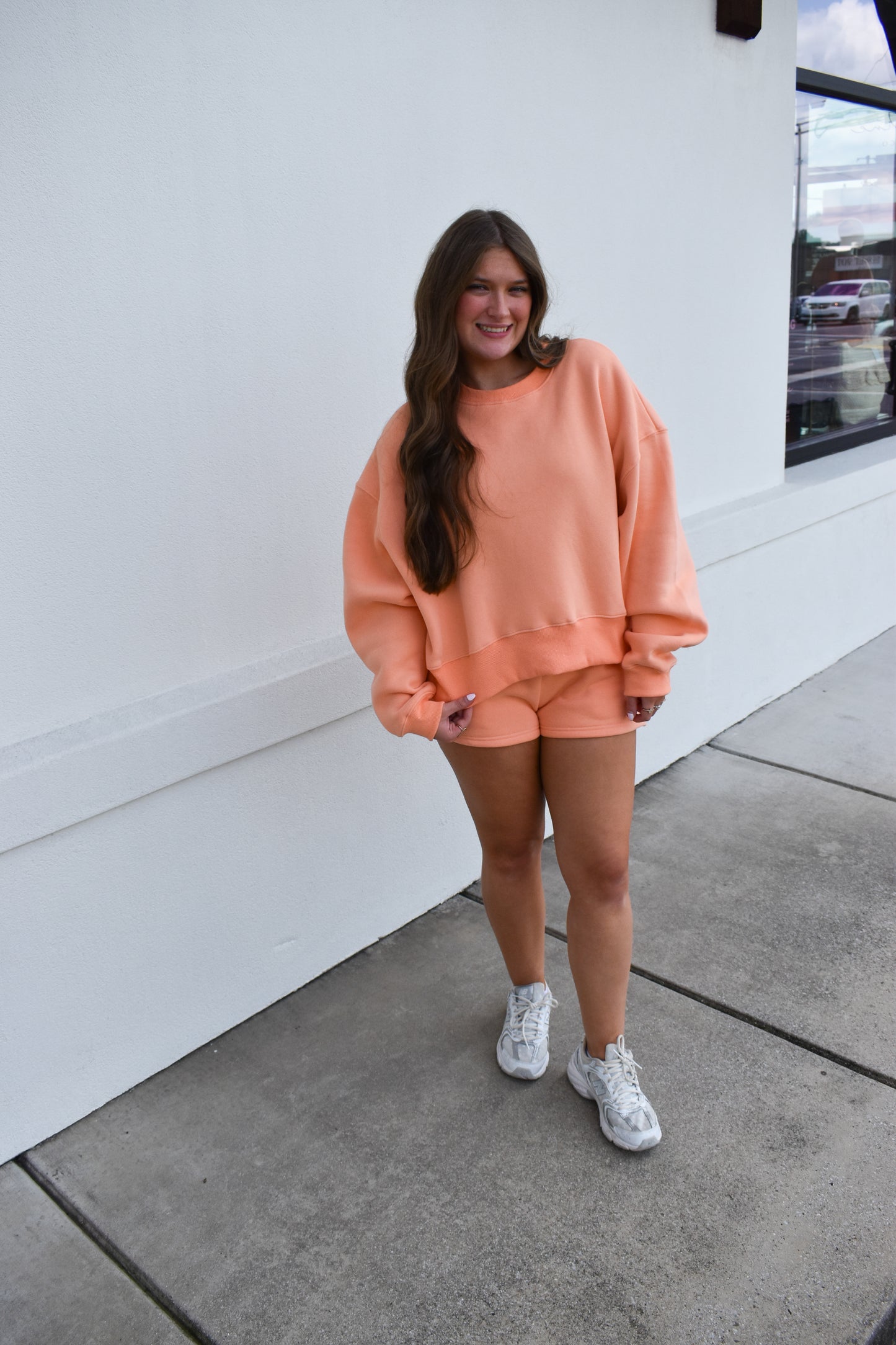 Simply Sweatshirt: Peach