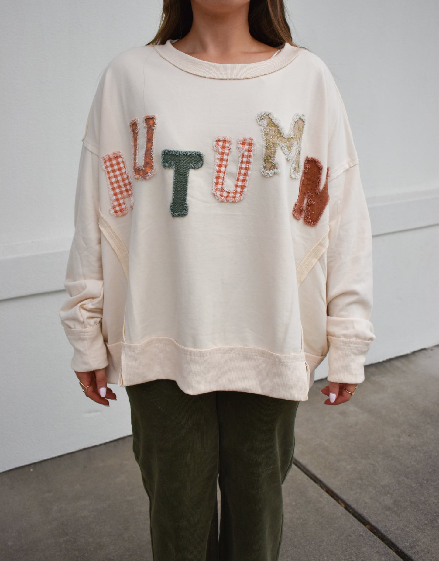 "Autumn" Printed Sweatshirt