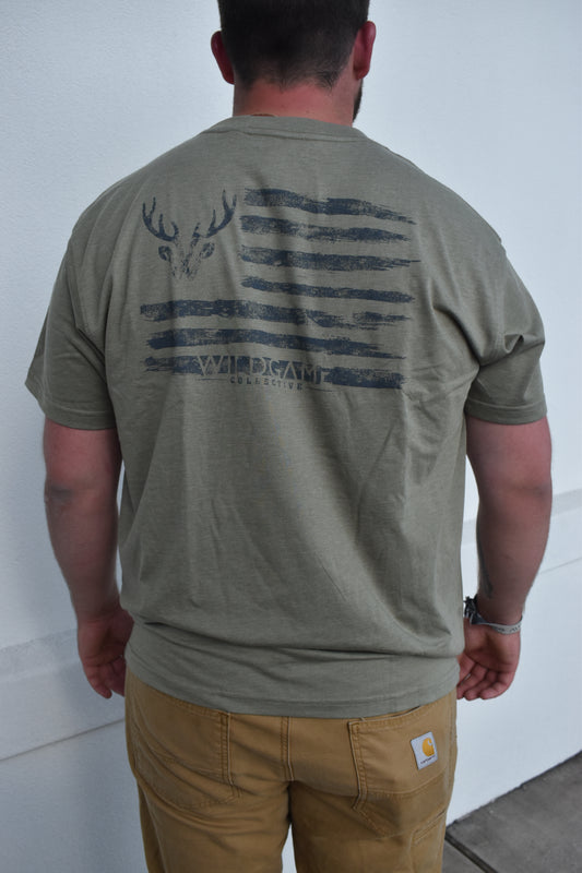 Wildgame Logo Flag T-Shirt
