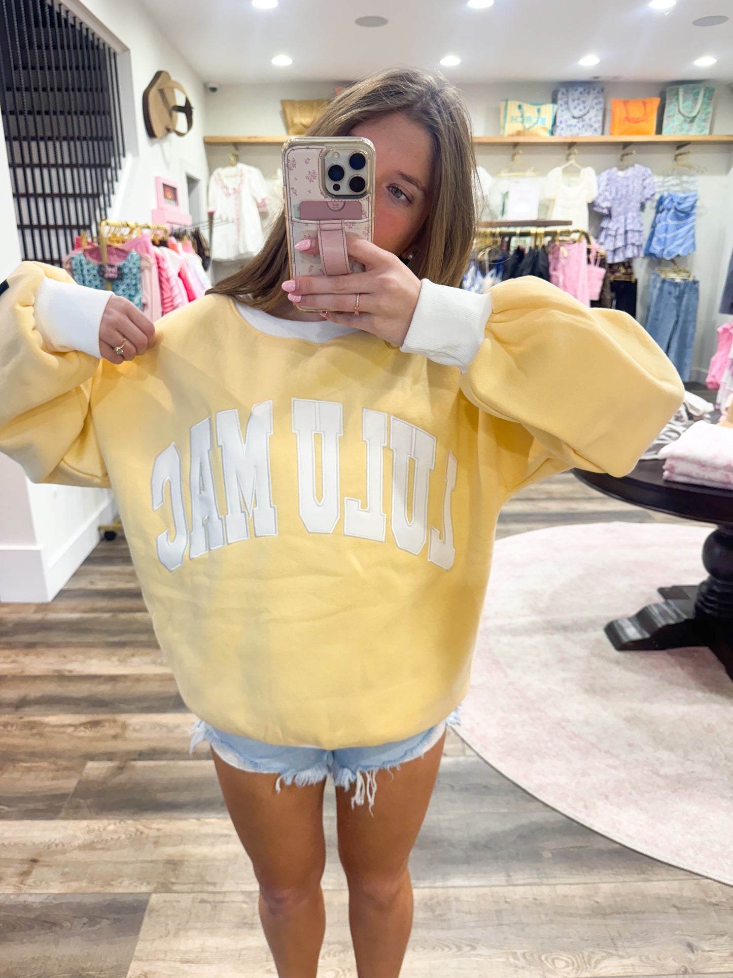 Lulu Mac Color Block: Butter/White