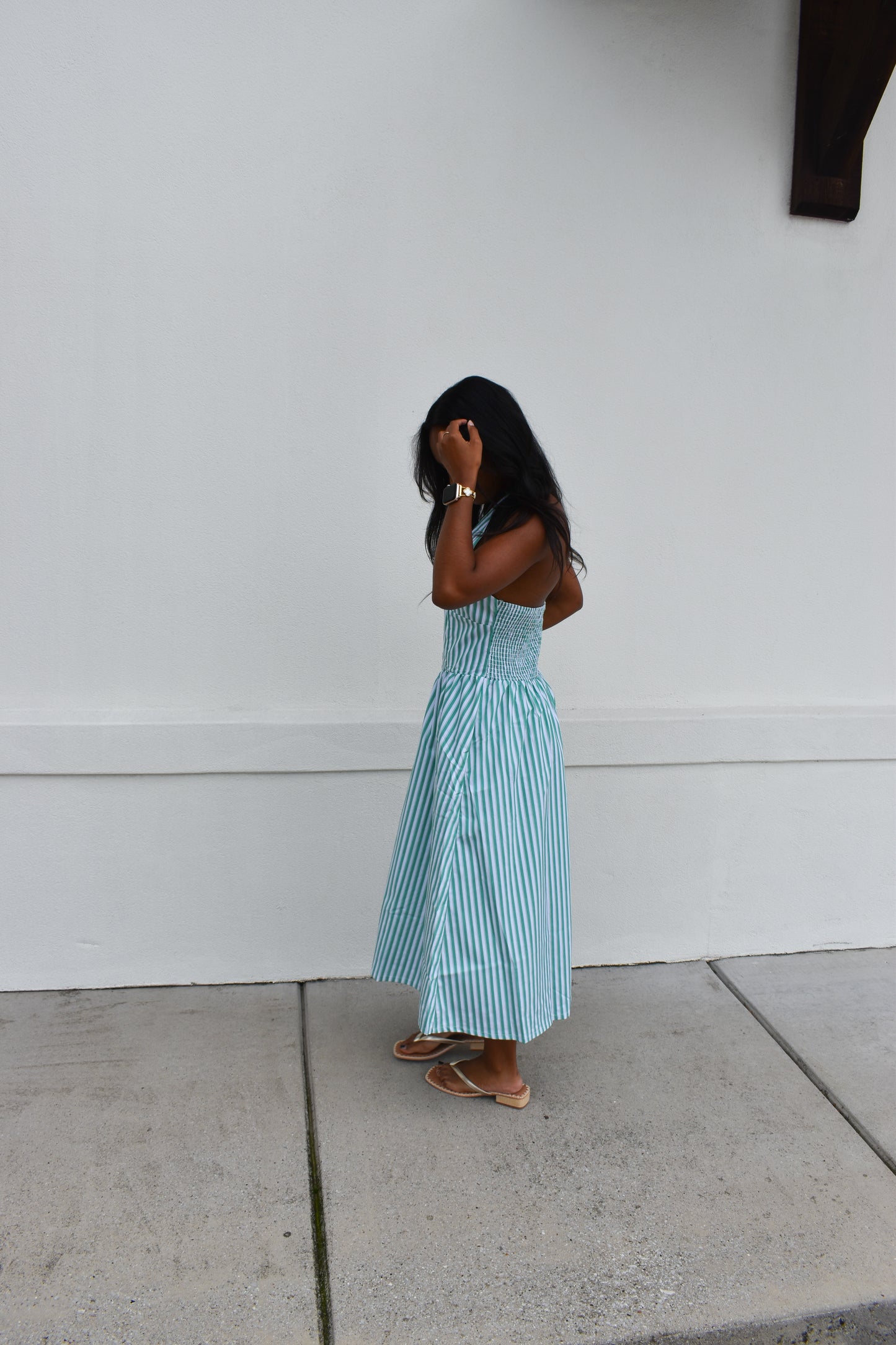 Sutton Halter Midi Dress