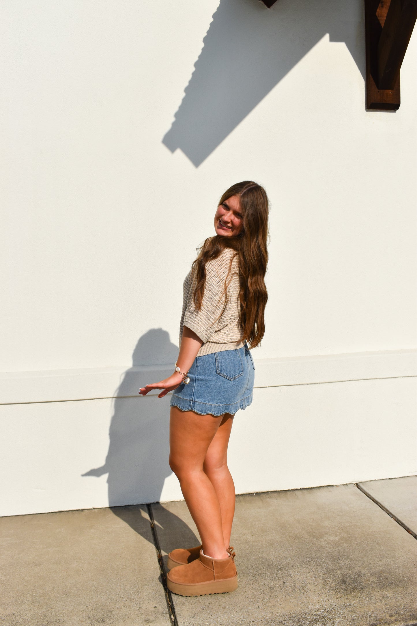 Rowan Collared Knitted Top