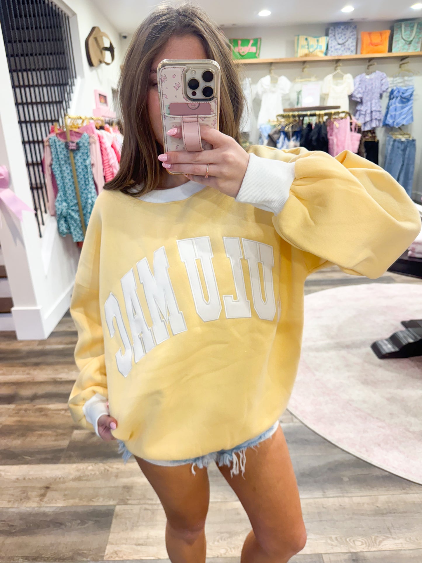 Lulu Mac Color Block: Butter/White