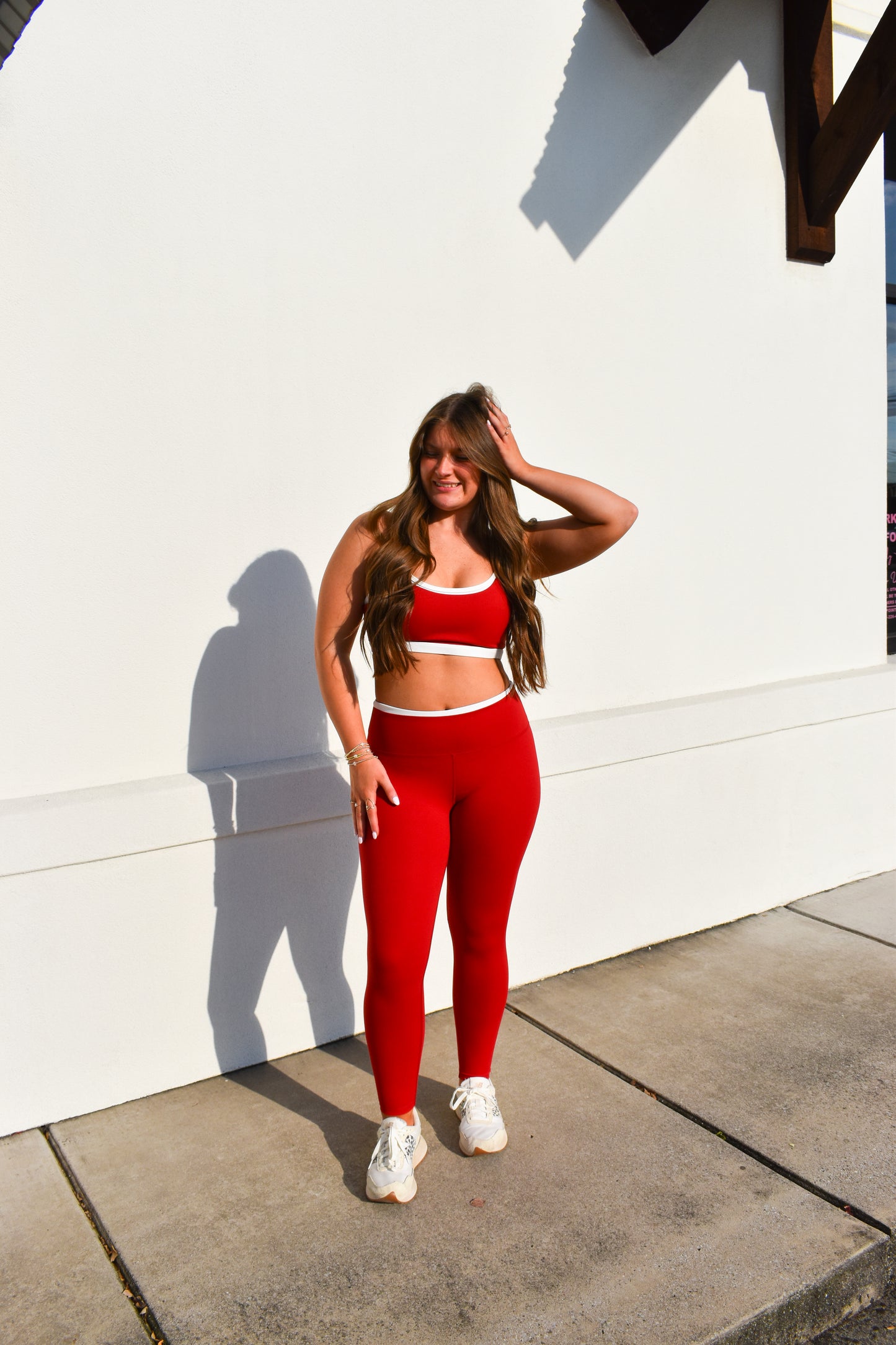 Contrast Binding Legging