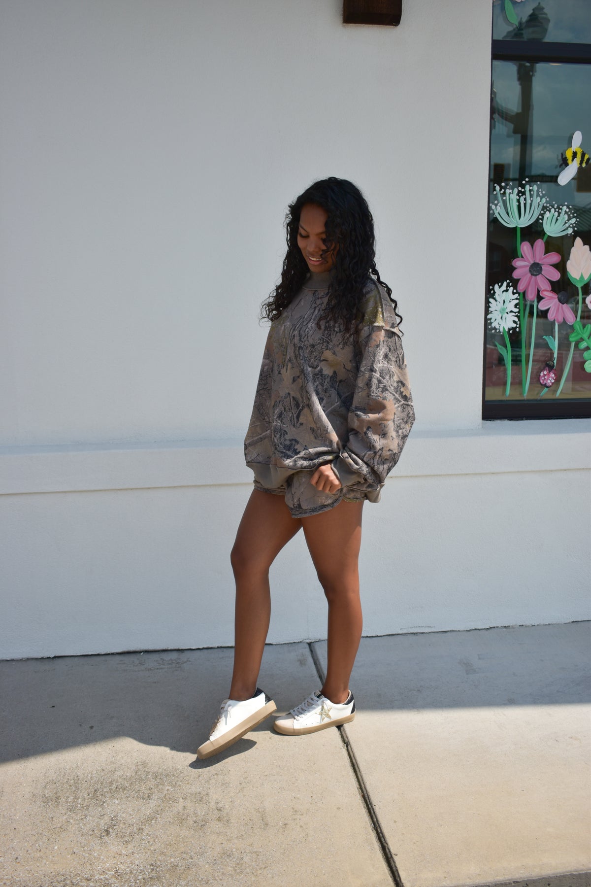 Real Tree Camo Mockneck