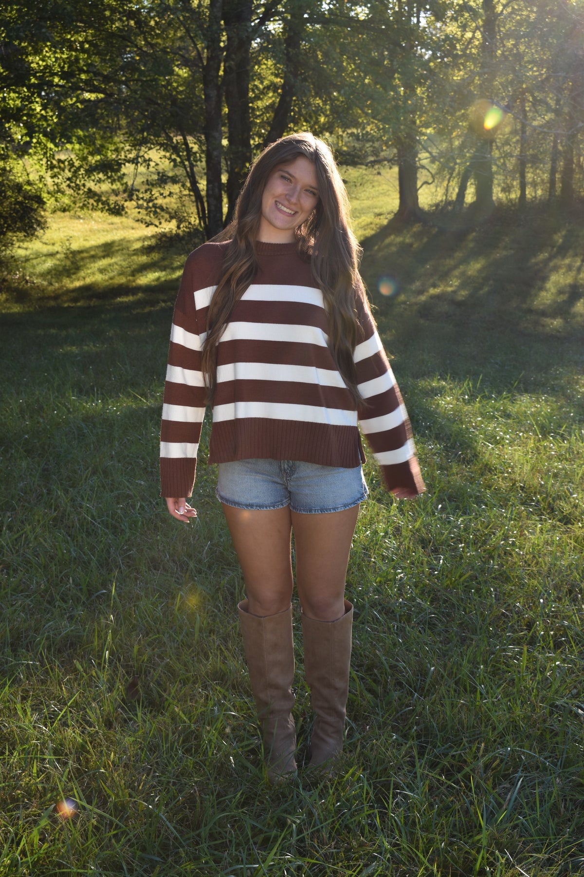 Chocolate Stripe Sweater