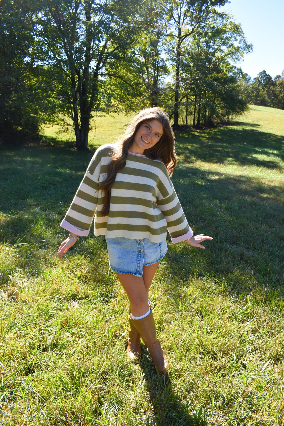 The Olive & Blush Reversible Sweater