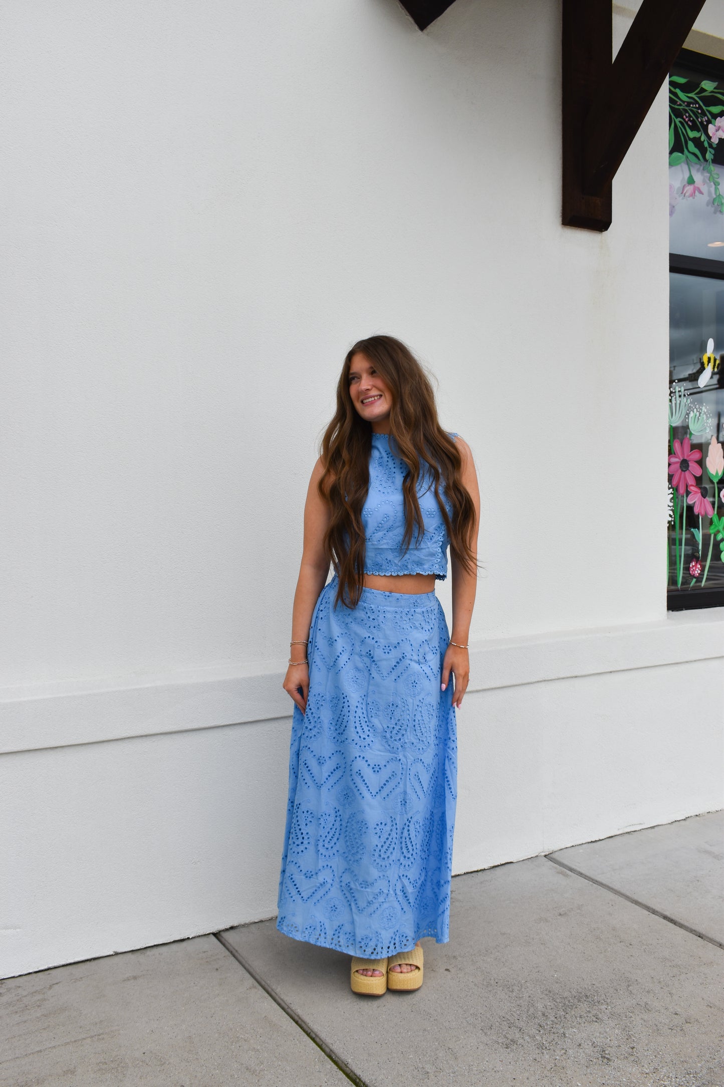 Blue Skies Eyelet Set