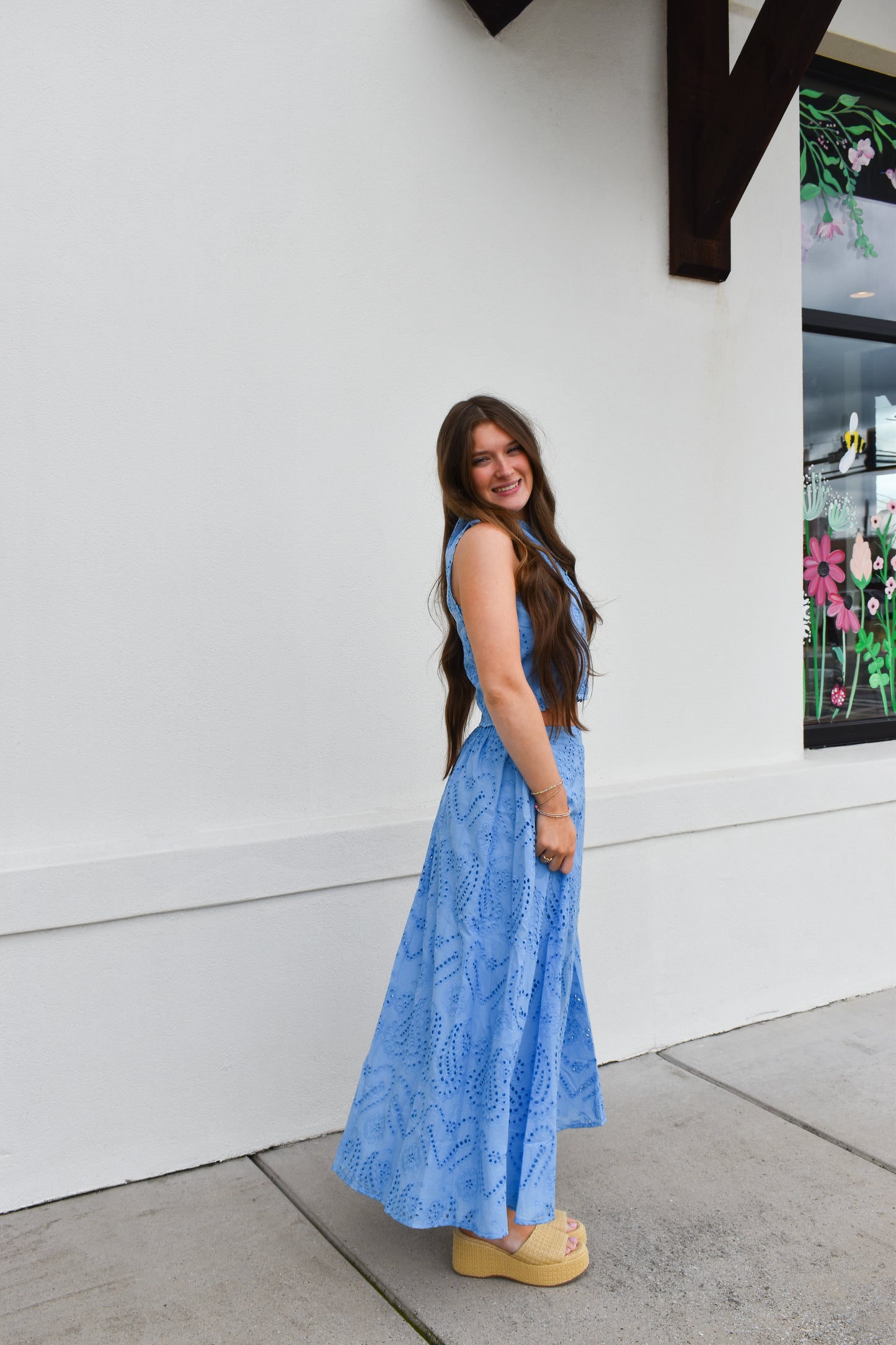 Blue Skies Eyelet Set