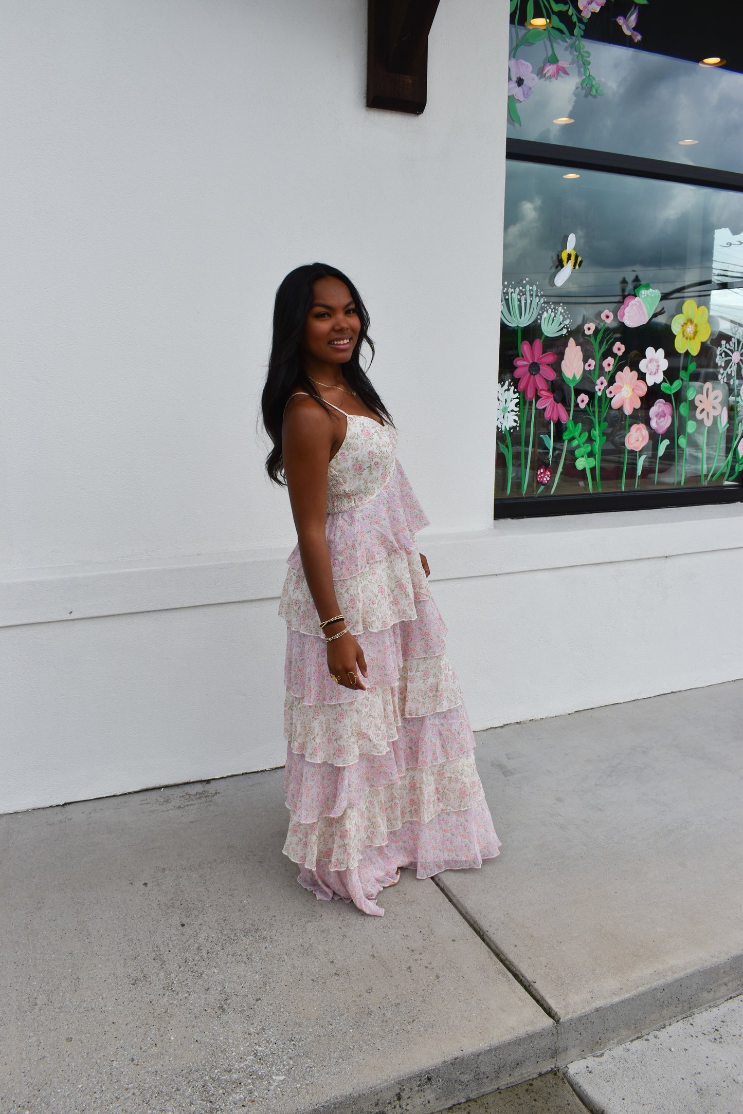 Amelia Romantic Tiered Maxi Dress