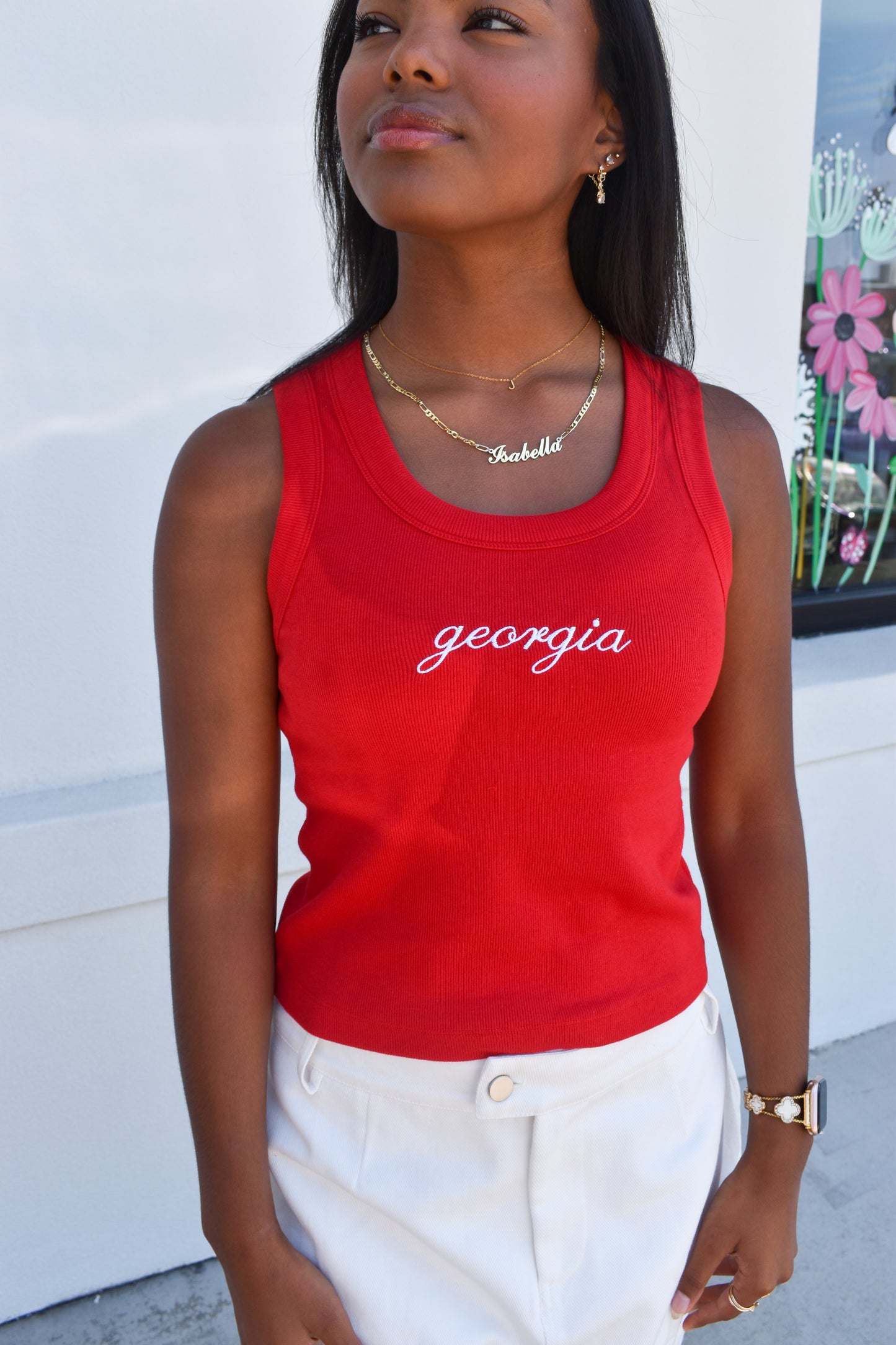Georgia Embroidered Tank