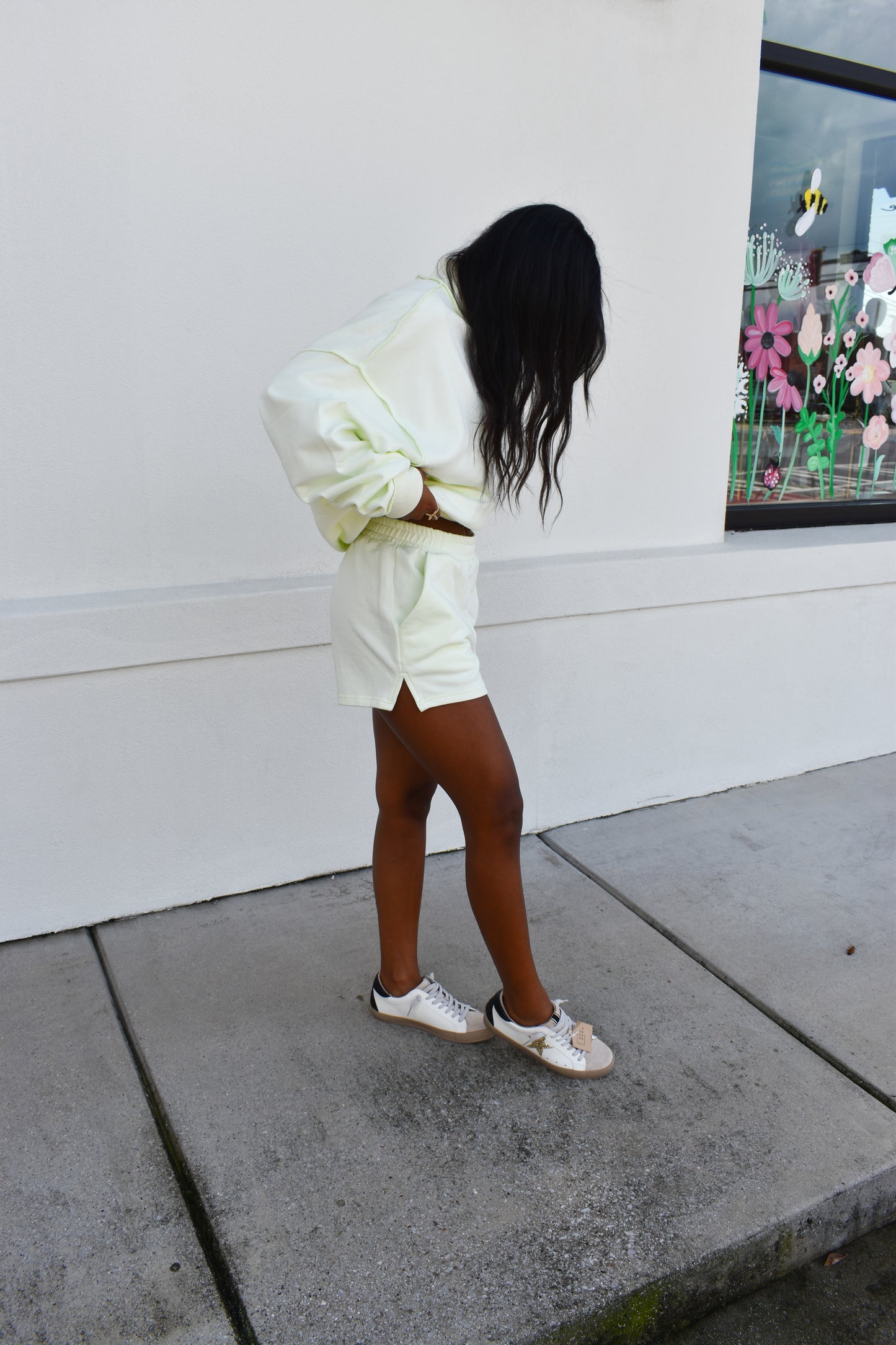 High waisted Sweat Shorts