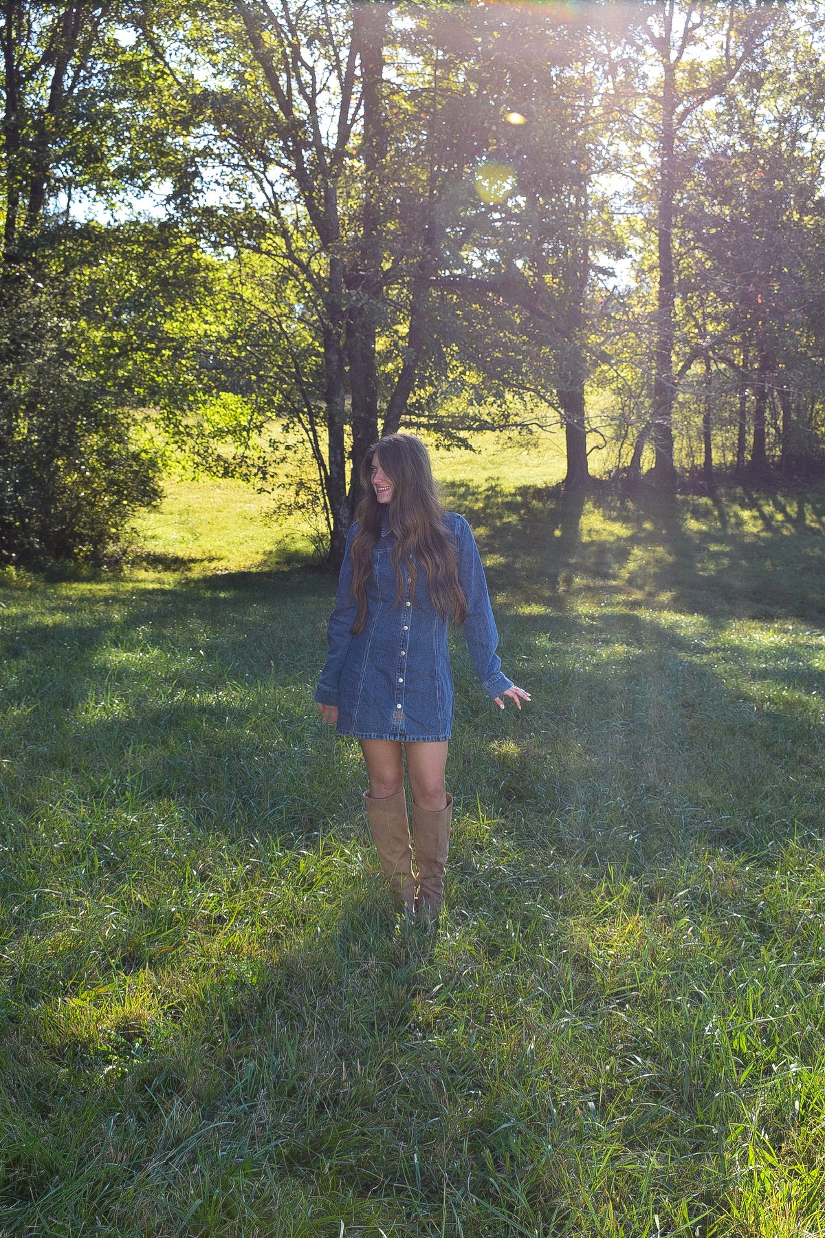 Delilah Denim Dress