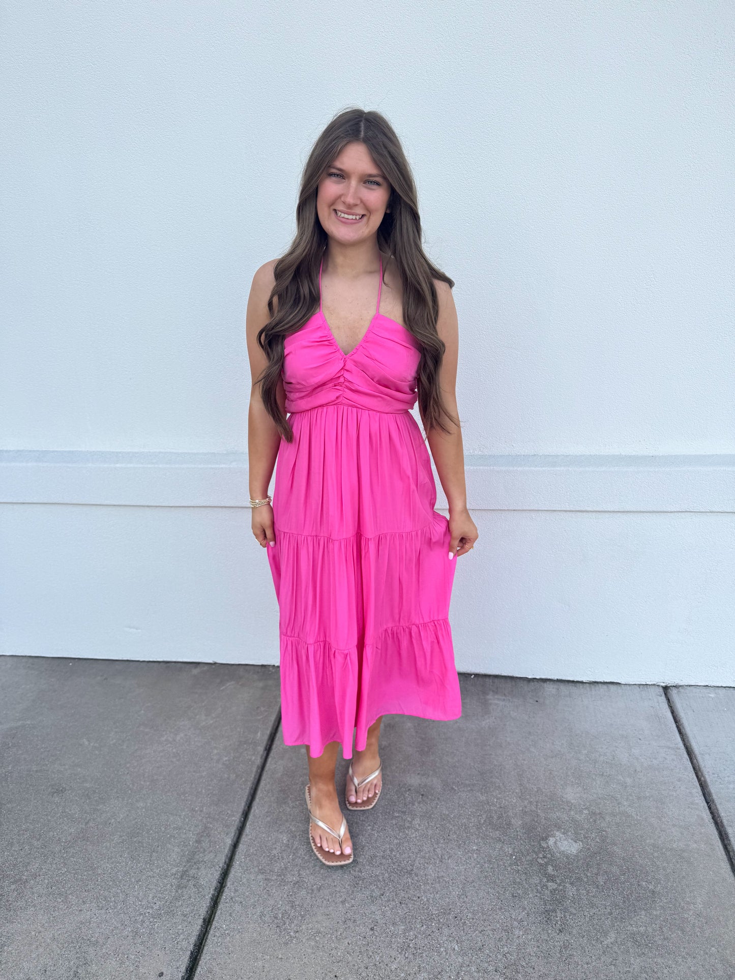Holly Halter Midi Dress