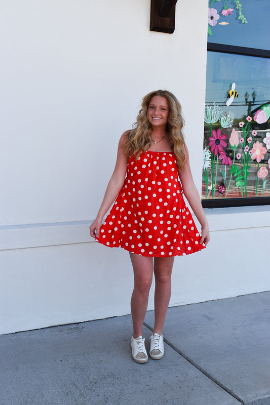Dot Cami Mini Dress