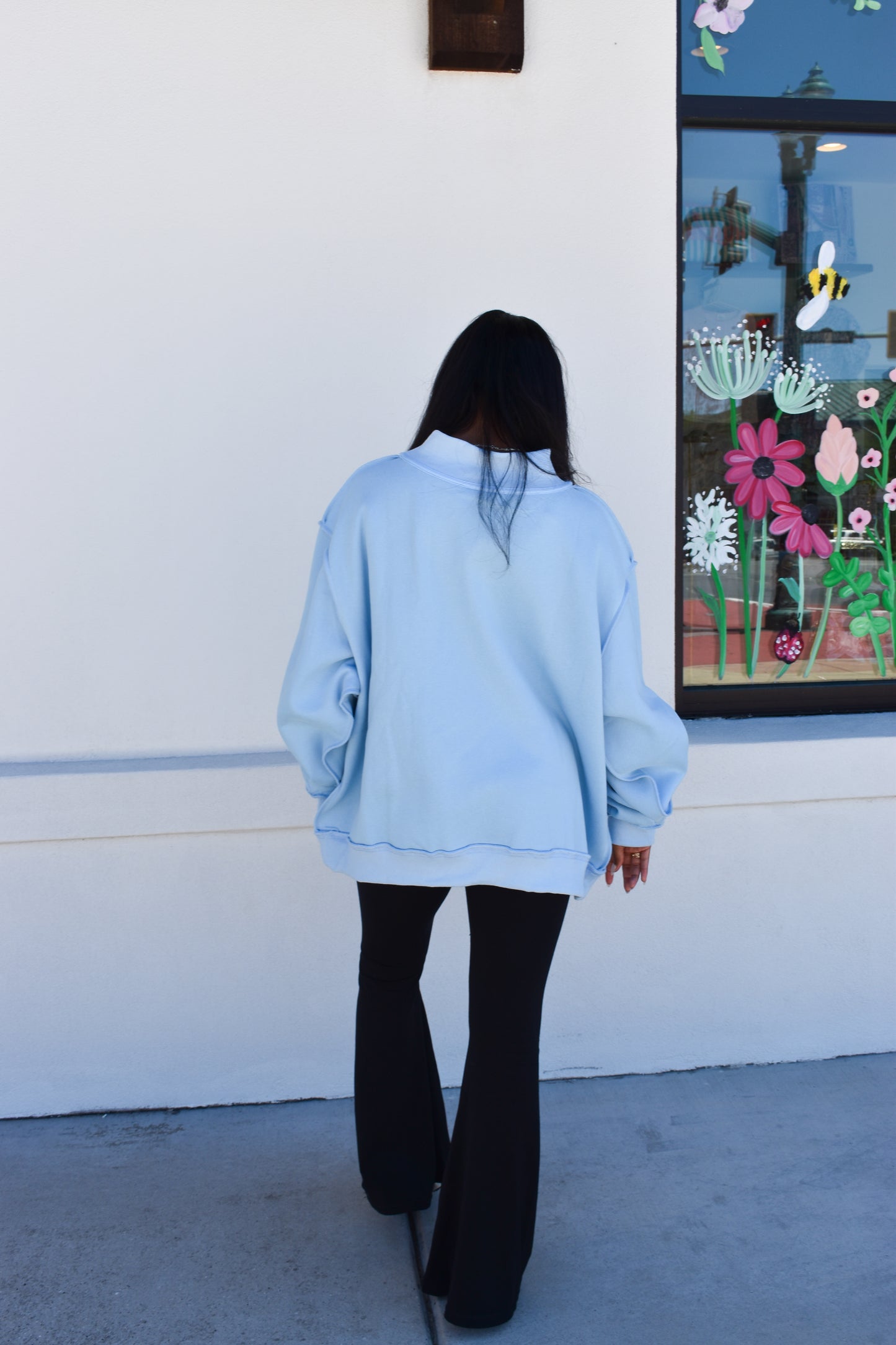 Jesus Saves Puff Letter Mockneck