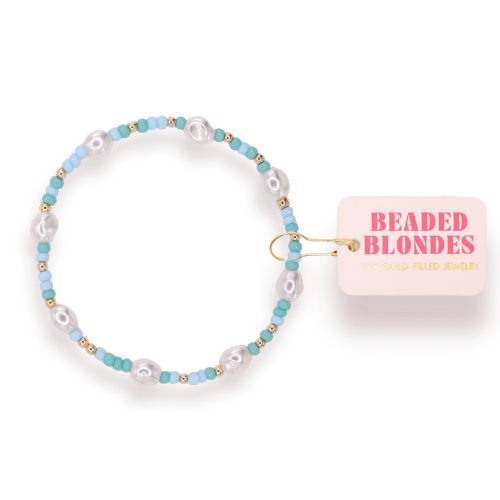Poolside Sprinkle Pearl Bracelet