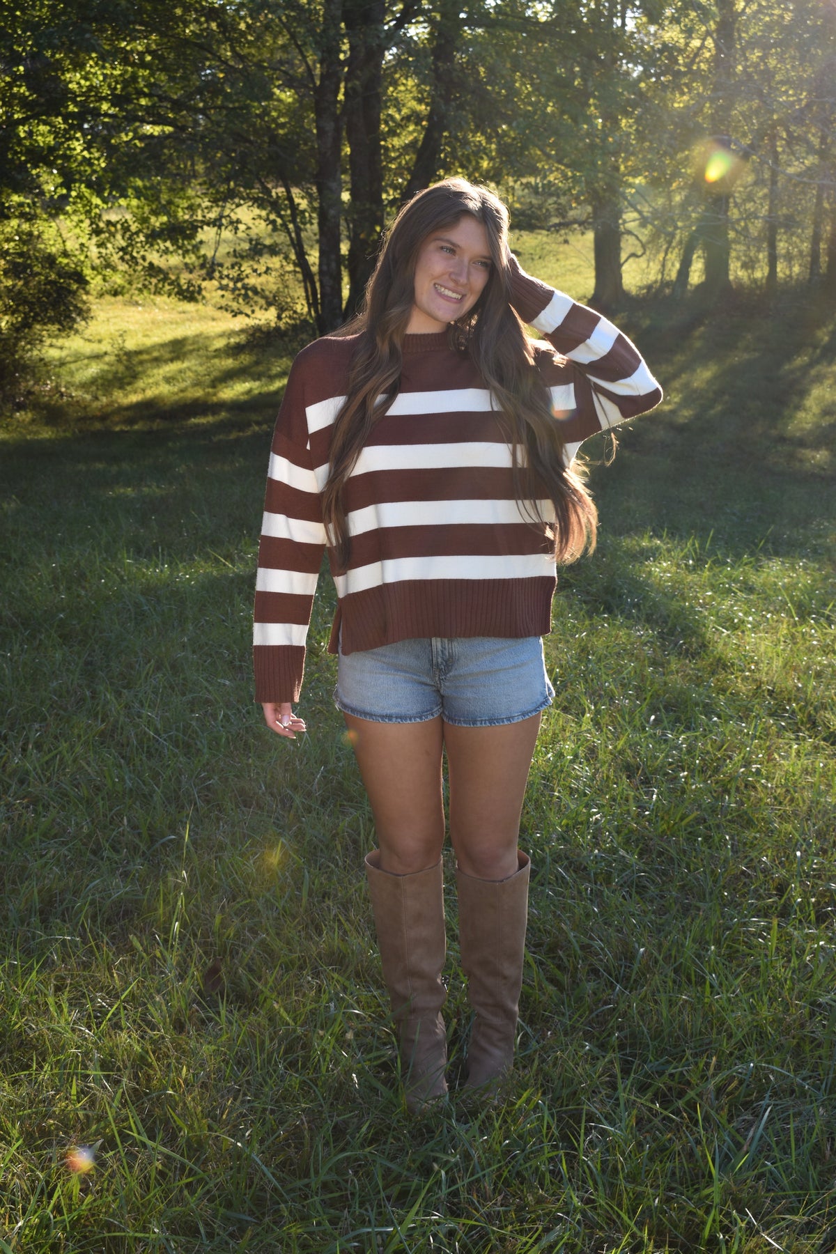 Chocolate Stripe Sweater