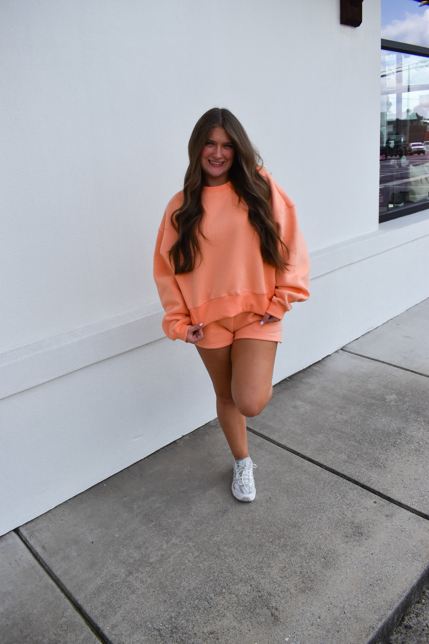 Simply Sweatshirt: Peach
