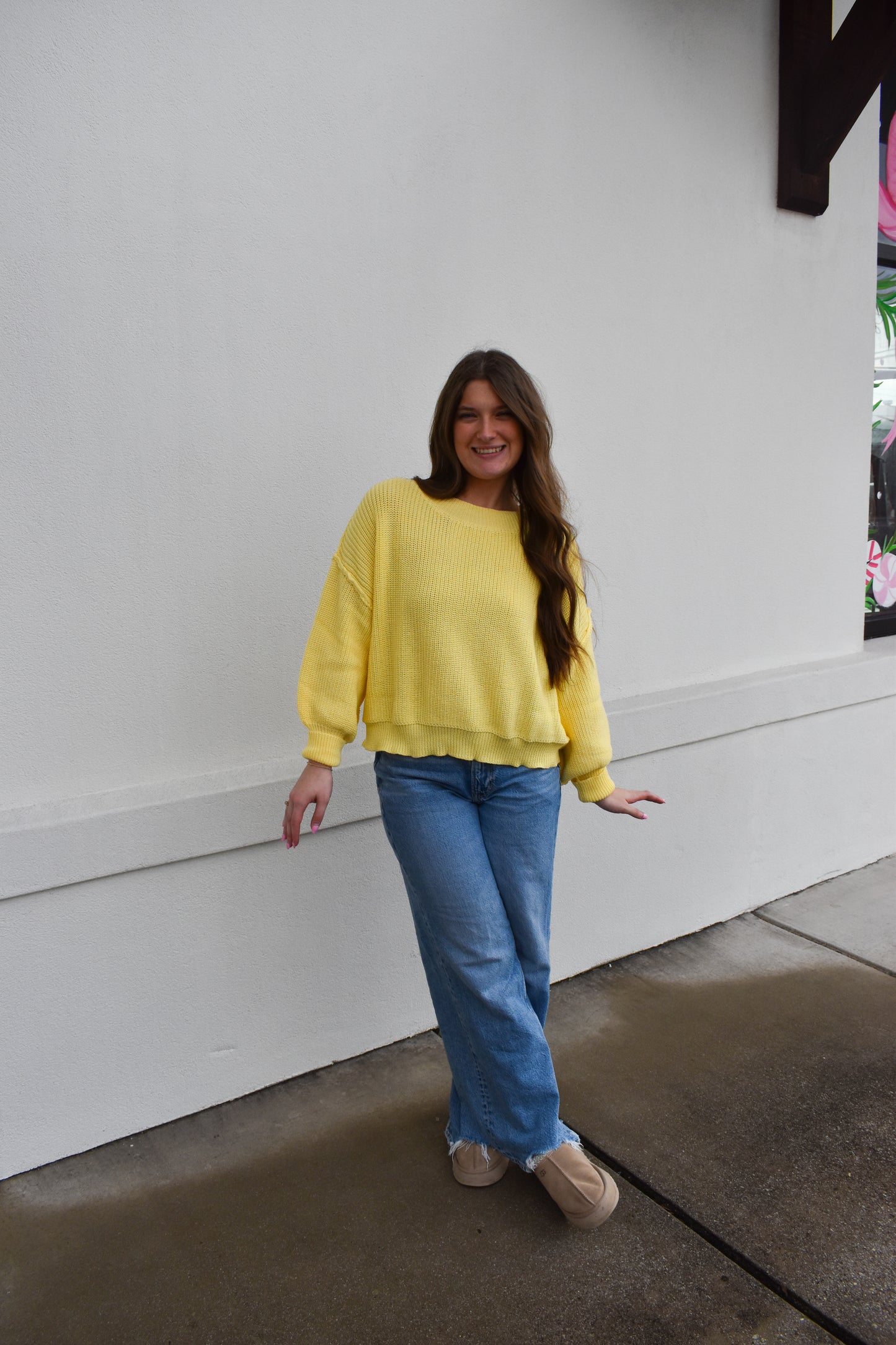 Sally Yellow Sweater