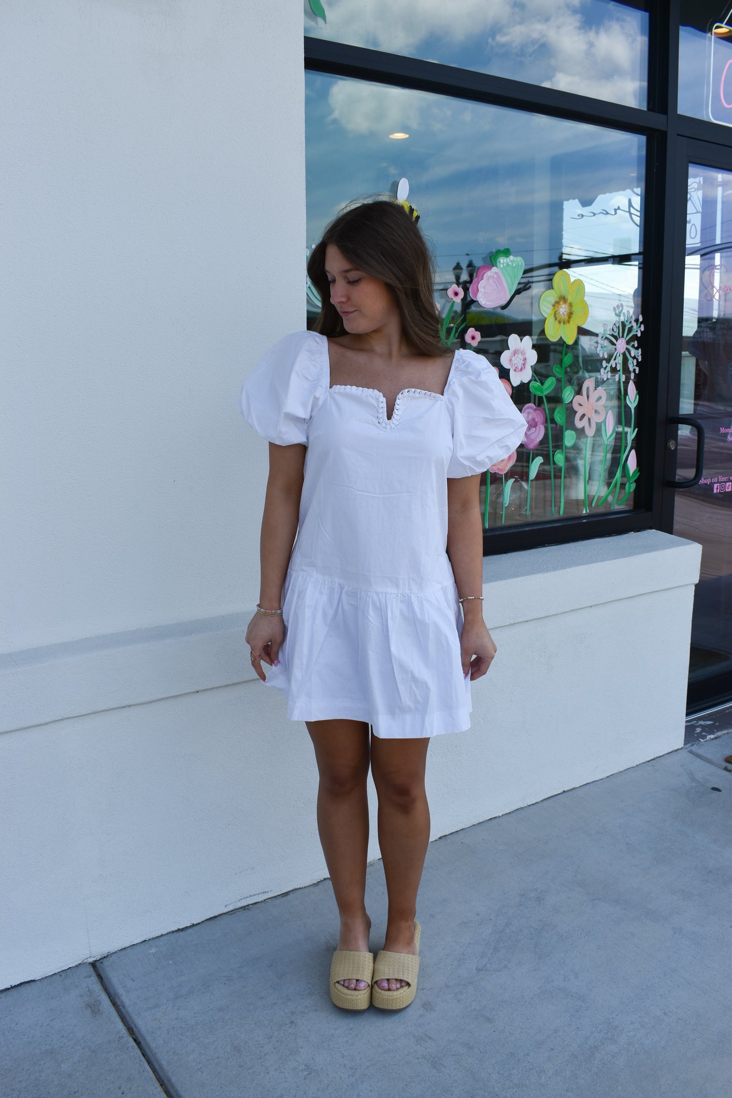 Drop Waist Mini Dress