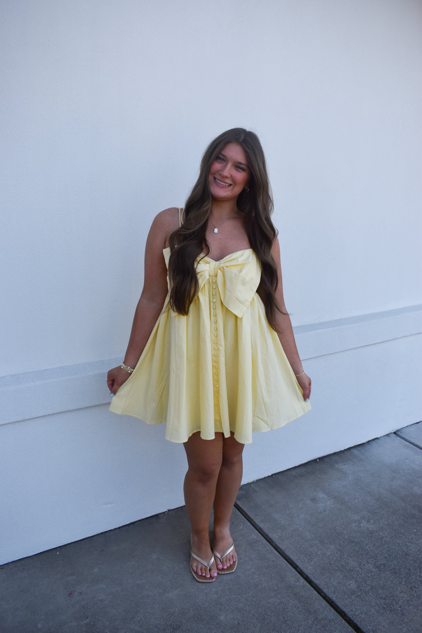 Bow Baby Doll Dress