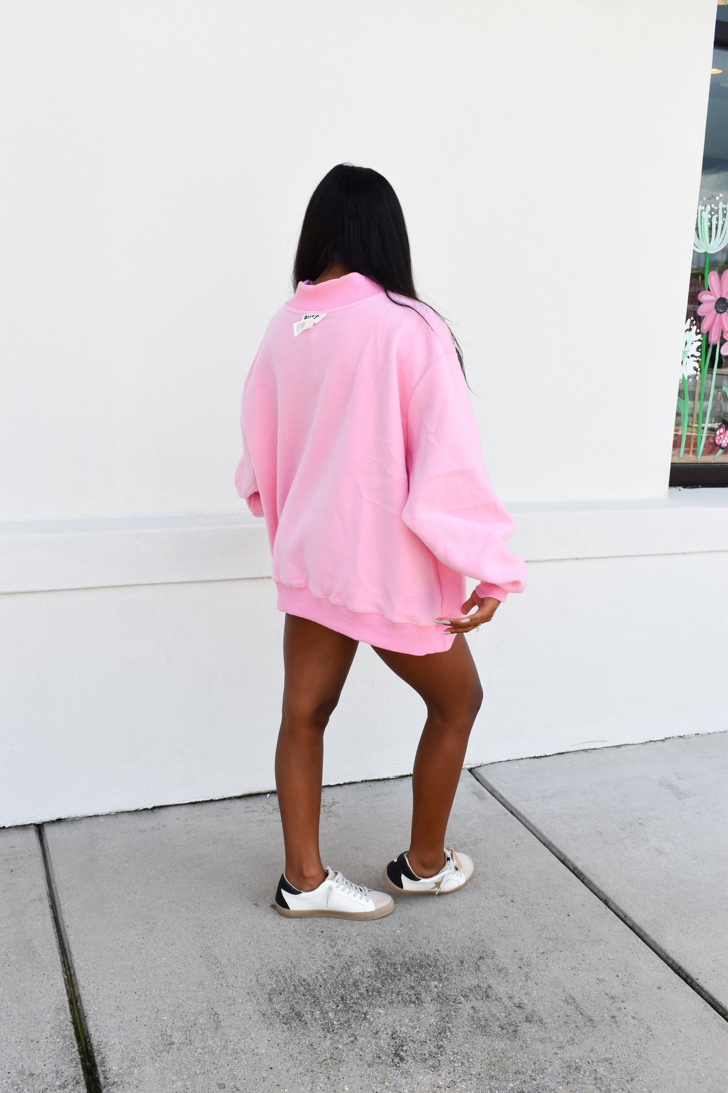 "Mother"  Reversible Mockneck