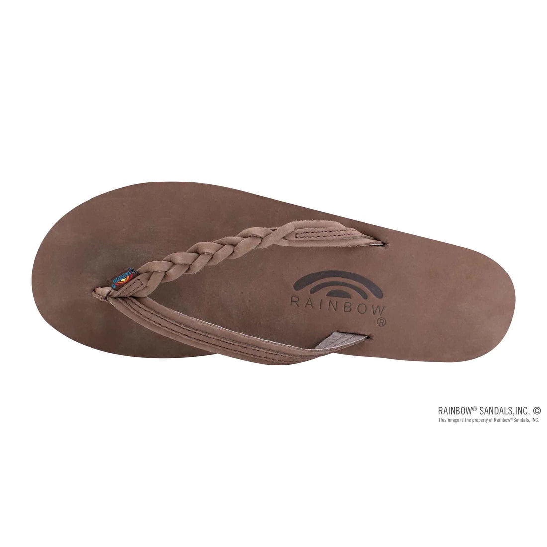 "Rainbow" Expresso Flirty Braidy Flip Flops