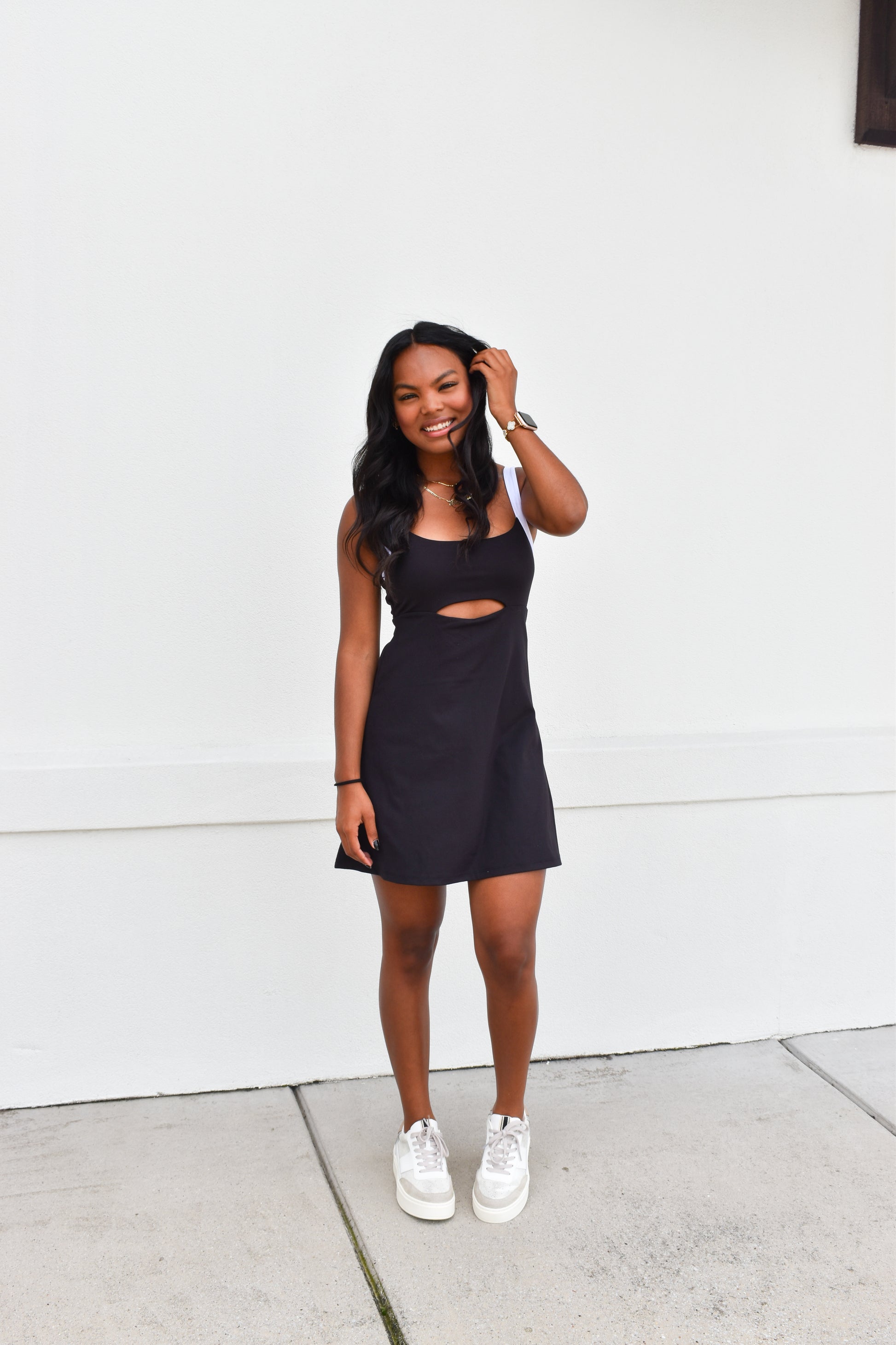 Sculpted Cutout Exercise Dress – Simply Grace Boutique