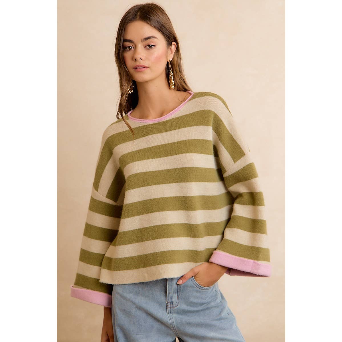 The Olive & Blush Reversible Sweater