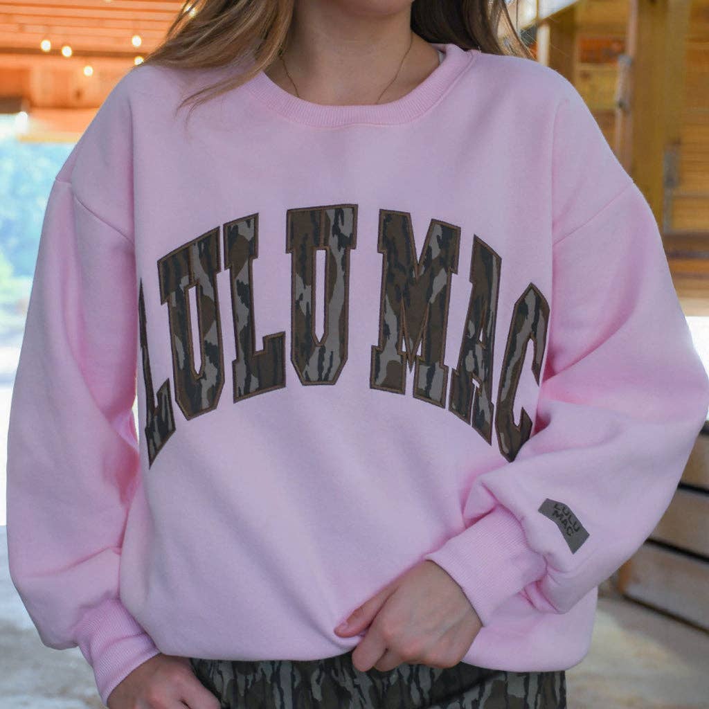 Lulu Mac Light Pink w/ Mossy Oak Bottomland