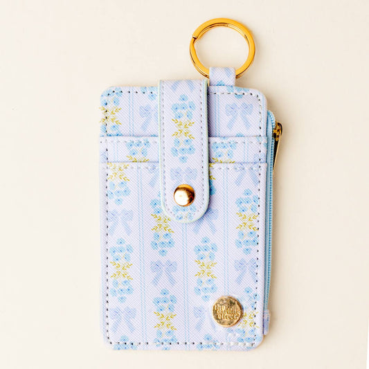 Keychain Wallet–Oh So Fancy Blue