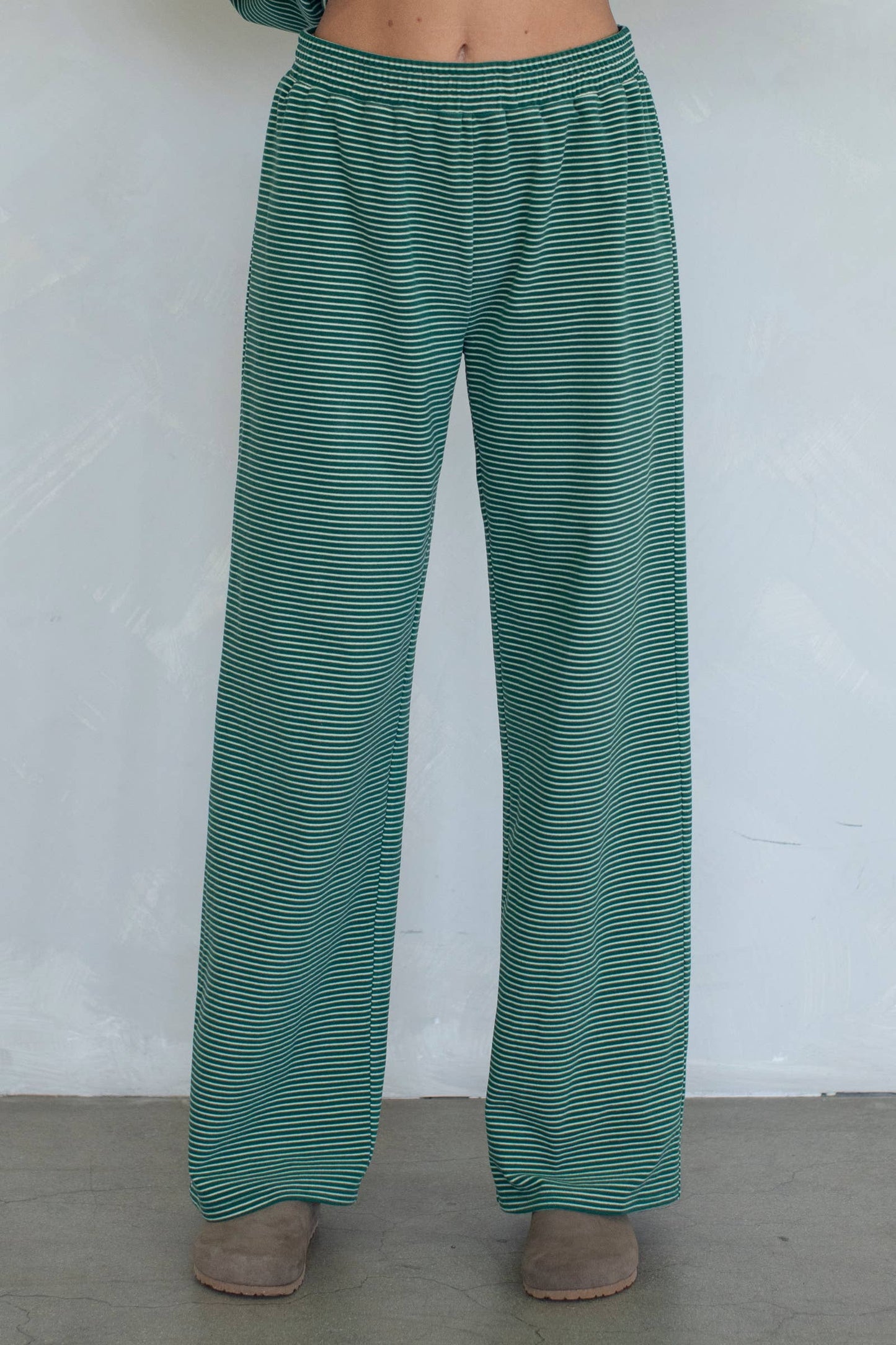 Levi Green Stripe Pants