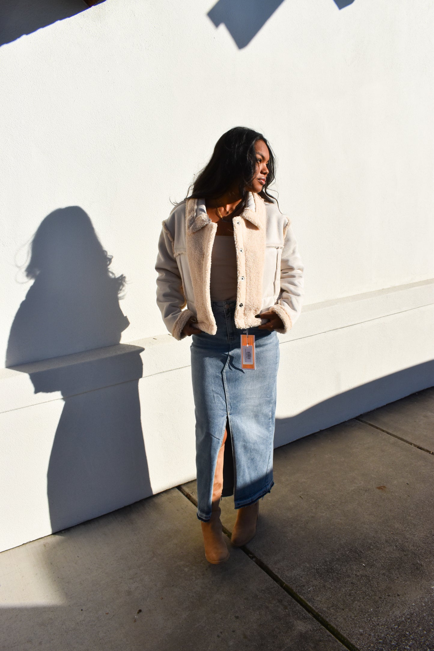 Classic Wool Jacket: Cream