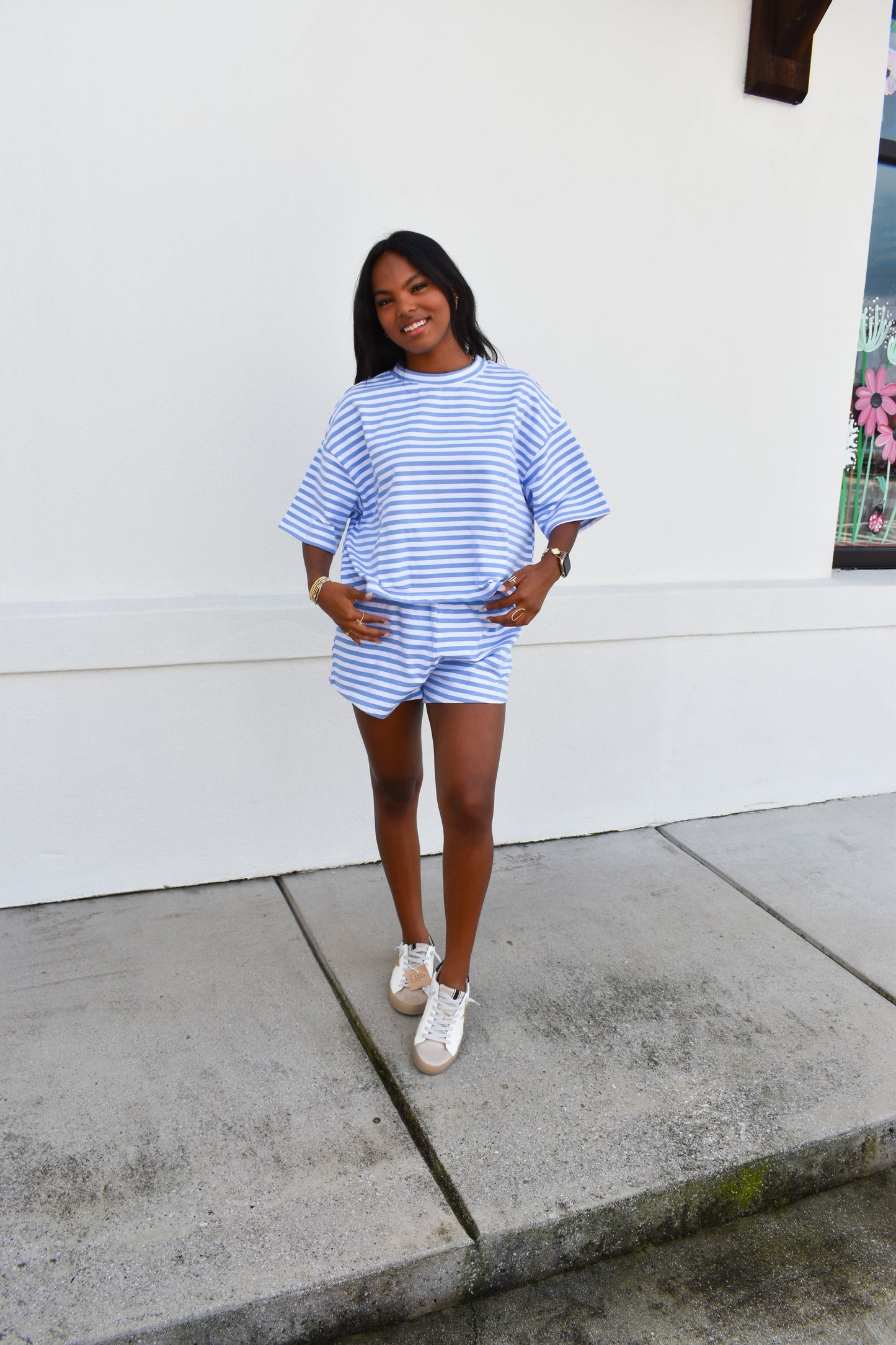 Striped Oversized Boxy Tee