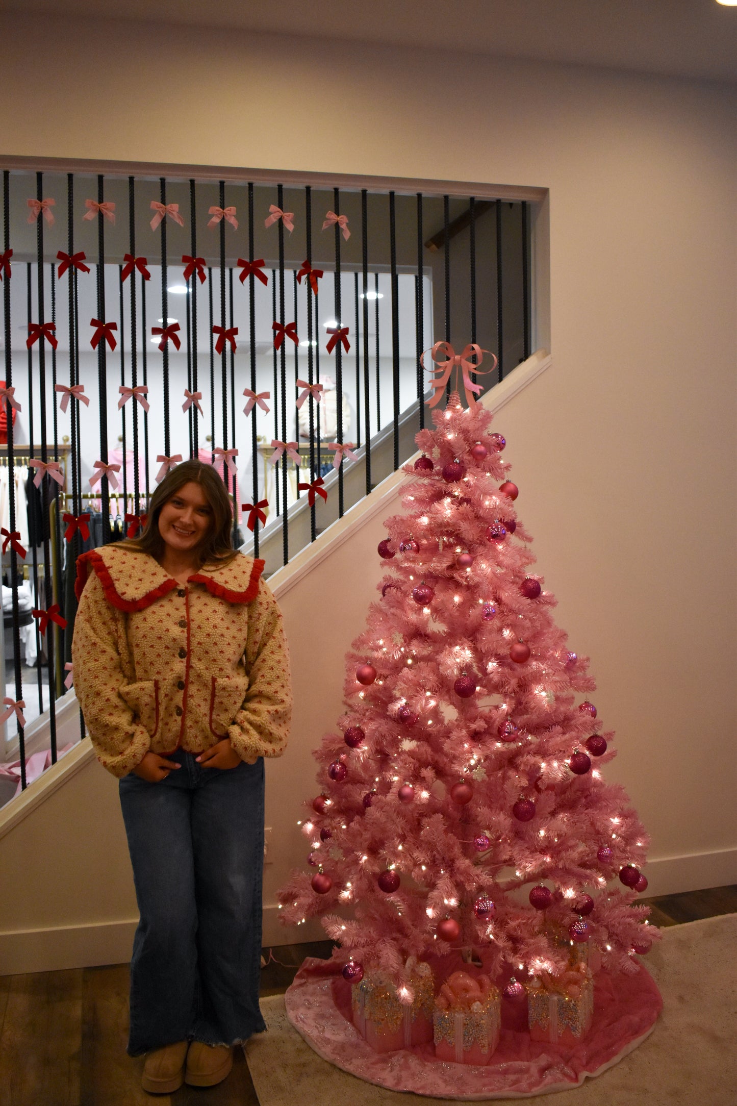 Red Heart Sherpa Jacket