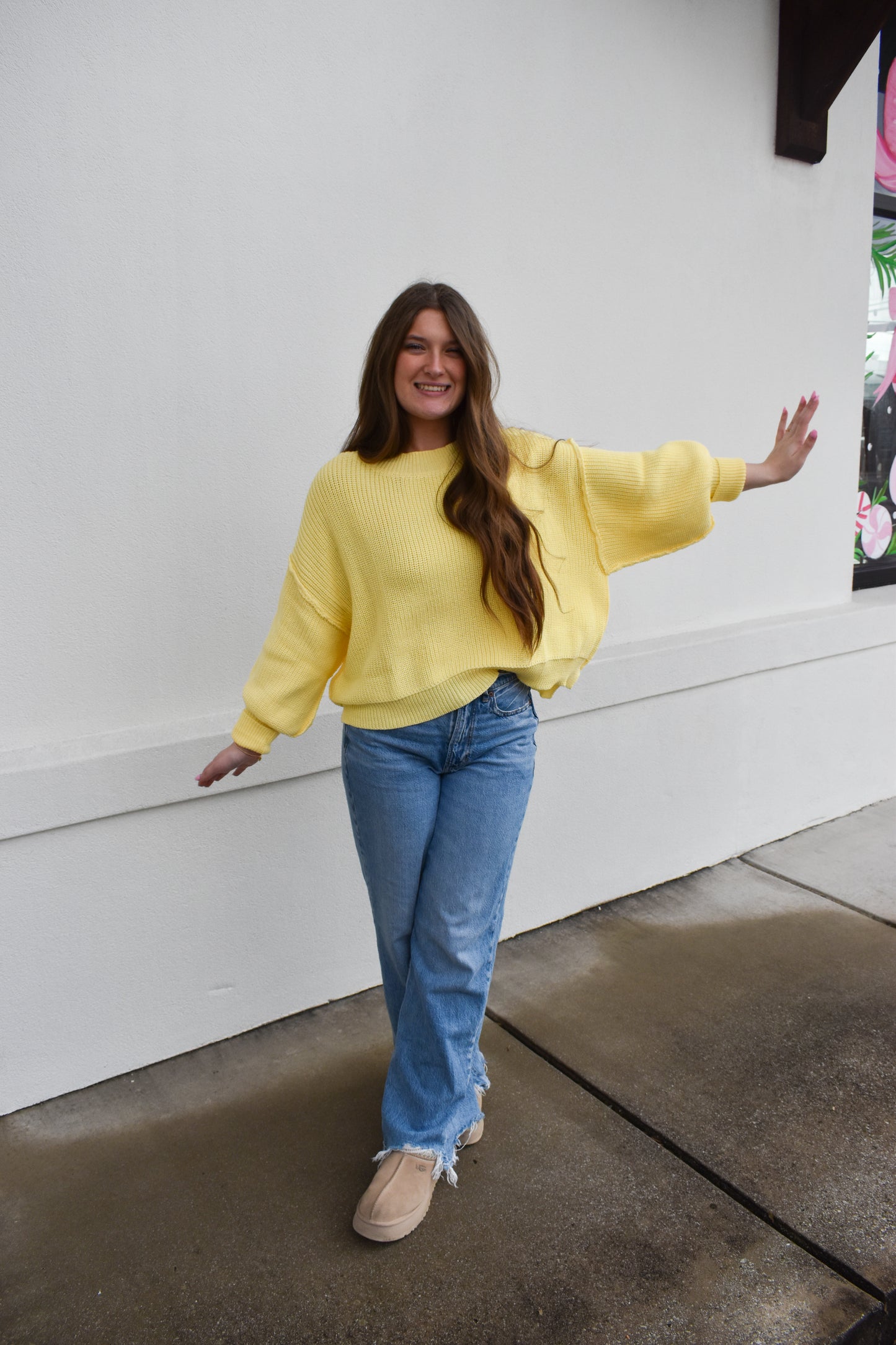 Sally Yellow Sweater