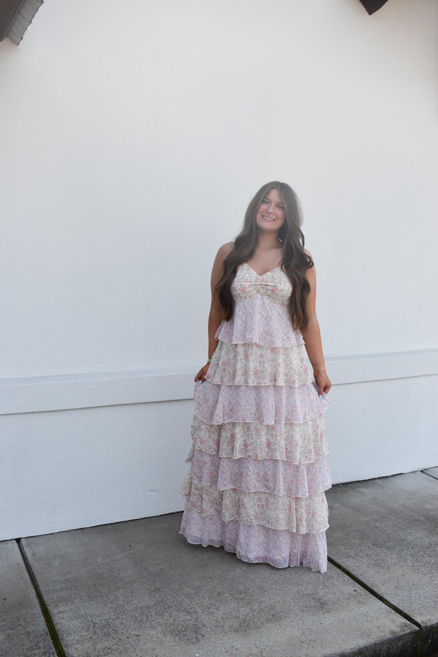 Amelia Romantic Tiered Maxi Dress