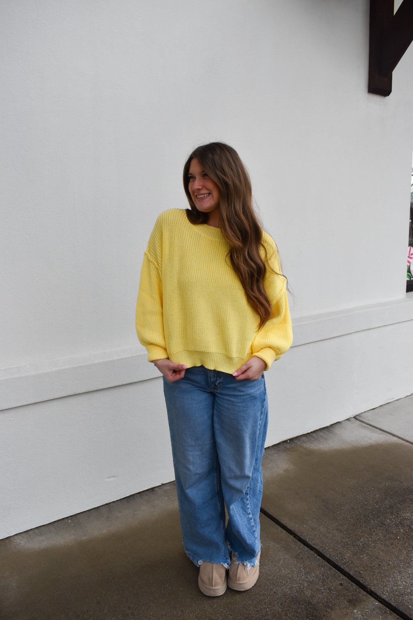 Sally Yellow Sweater