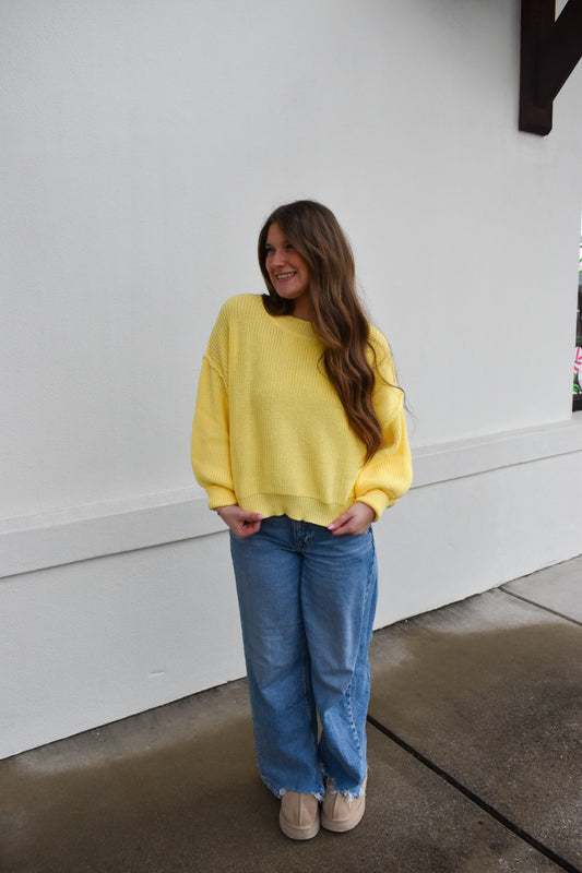Sally Yellow Sweater