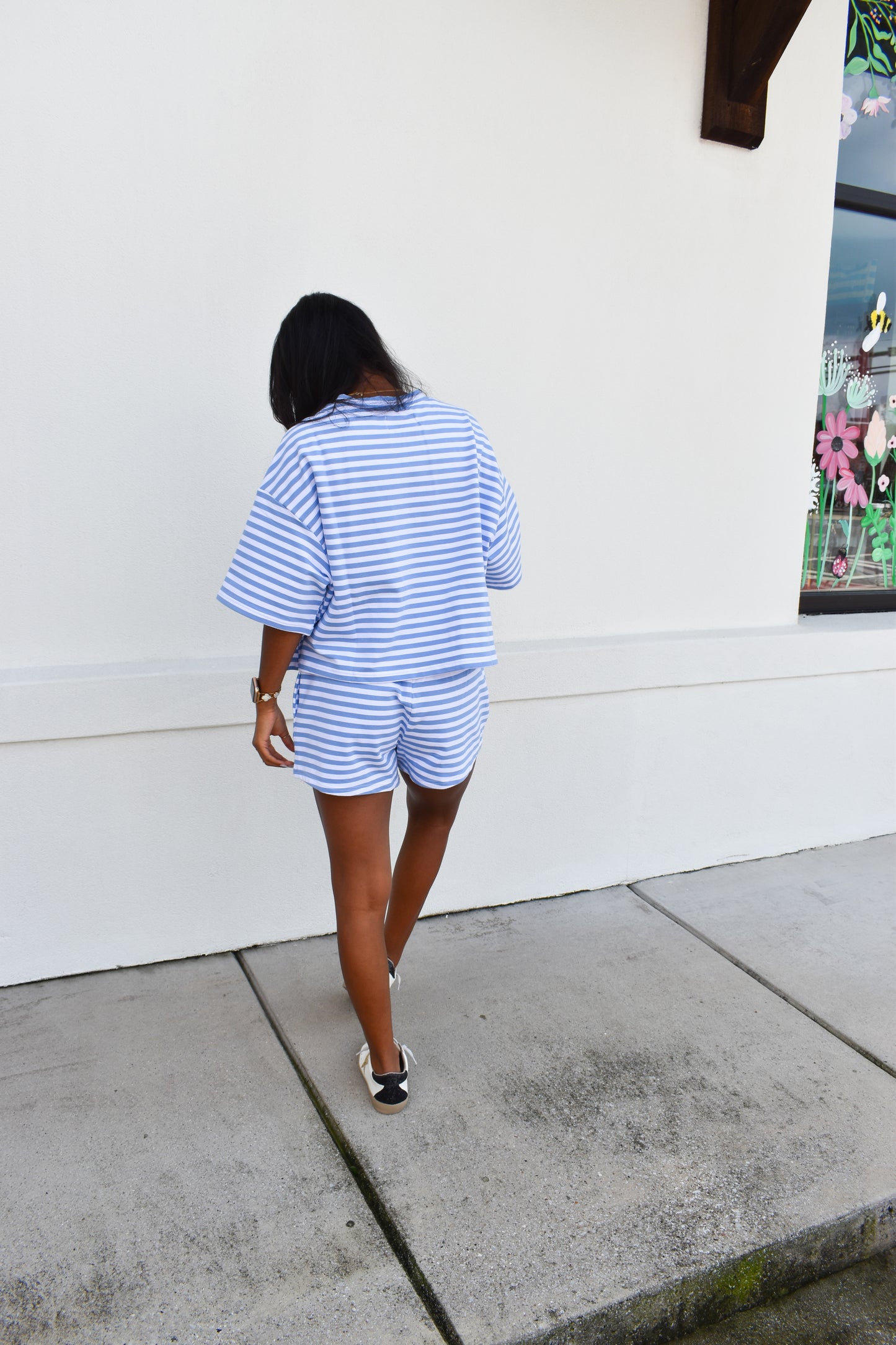 Striped Oversized Boxy Tee