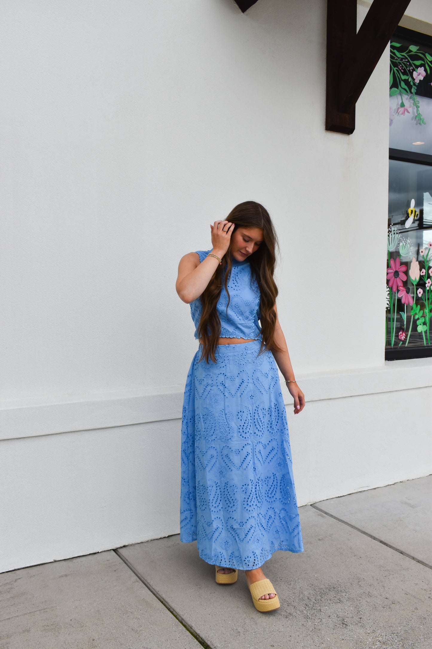 Blue Skies Eyelet Set