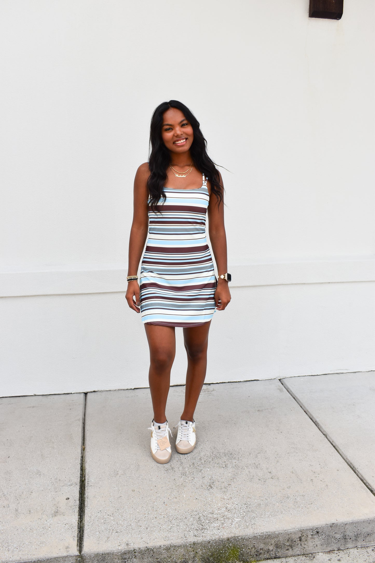 Rowan Athletic Stripe Dress