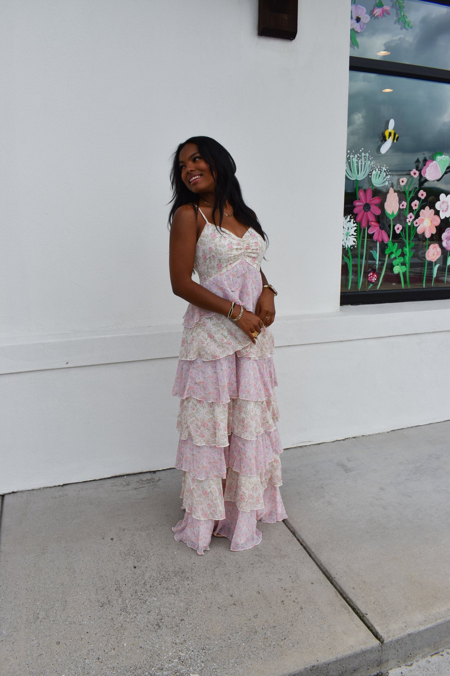 Amelia Romantic Tiered Maxi Dress